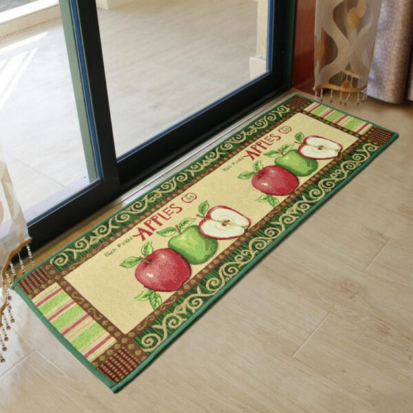 Yazi Fresh Picked Apples Fabric Kitchen Mat Rug,47x18 Inches