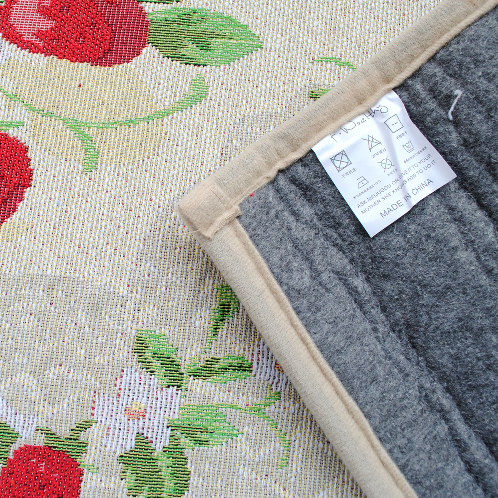 yazi Strawberry String Fabric Non-slip Kitchen Mat Rug,48x18 Inches - Image 3
