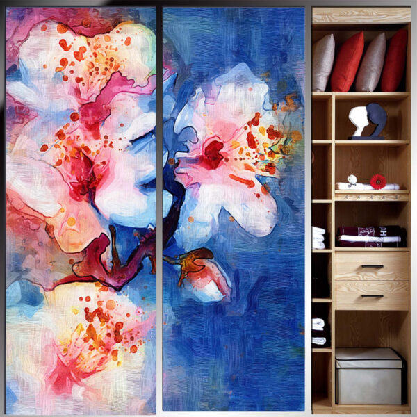yazi Vintage Peony Flower Bedroom Area Non-slip Rectangle Kitchen Mat,17x69 Inches