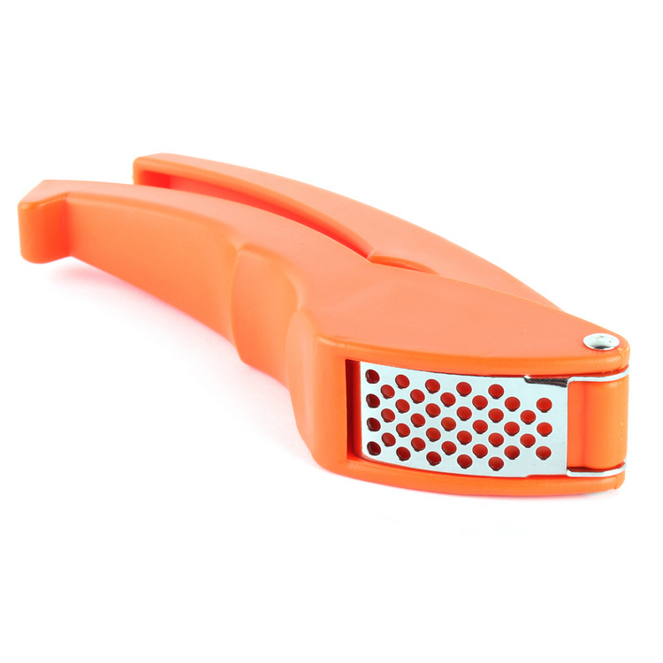 yazi Plastic Garlic Press Orange - Image 2