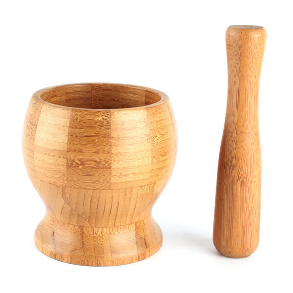 yazi Bamboo Morta and Pestle
