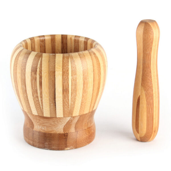 yazi Bamboo Morta and Pestle Morden
